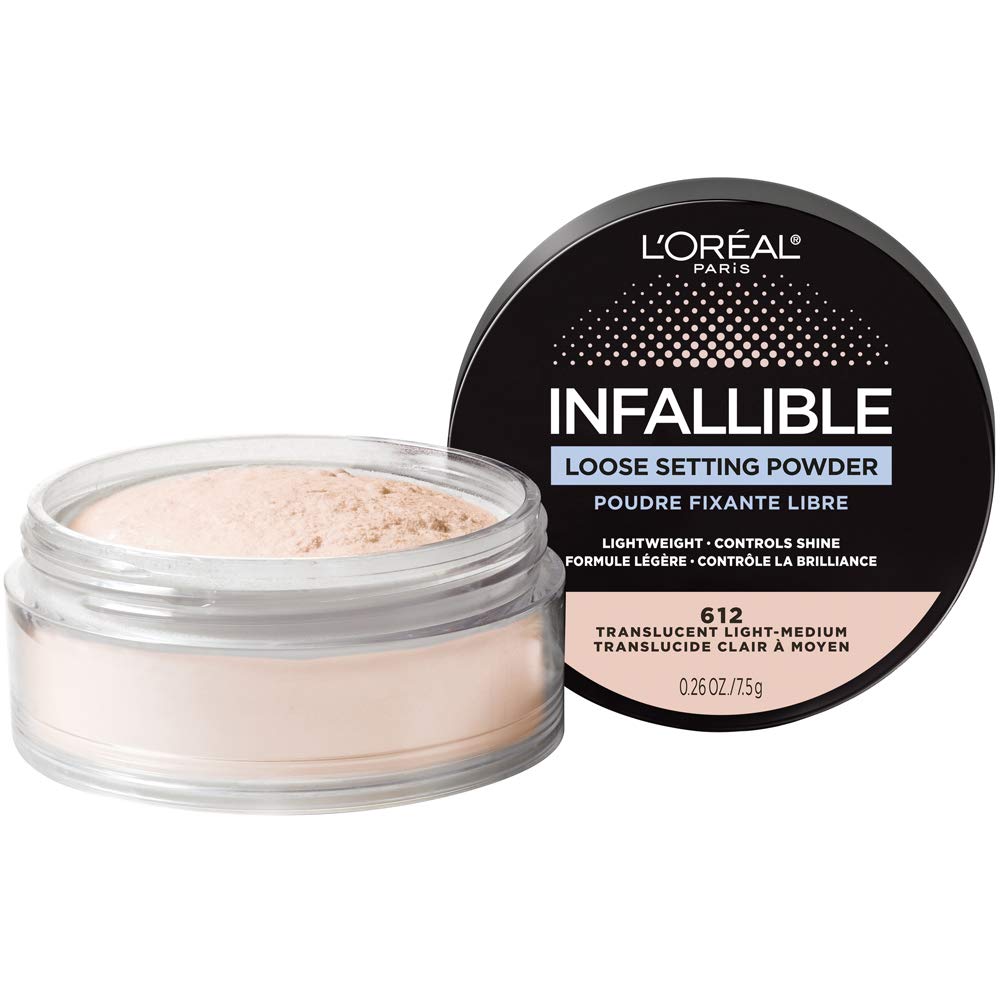 L'Oreal Paris Infallible Tinted Loose Setting Powders, Matte Finish, Lightweight, No White Cast, 2 Shades From Light To Deep, Translucent Medium-deep Beauty & Personal Care L'Oreal Paris