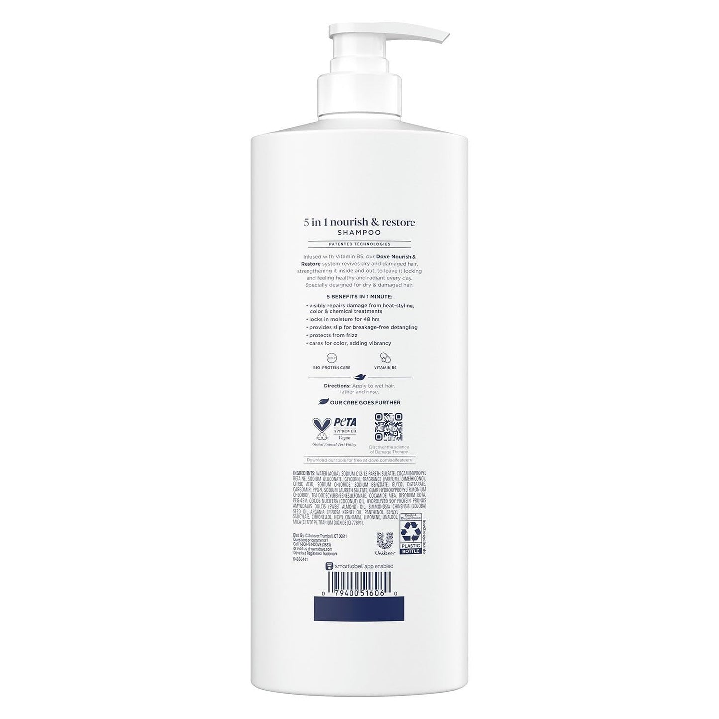 Dove Nourish & Restore 5-in-1 Shampoo (33.8 Fluid Ounce) Beauty & Personal Care Dove