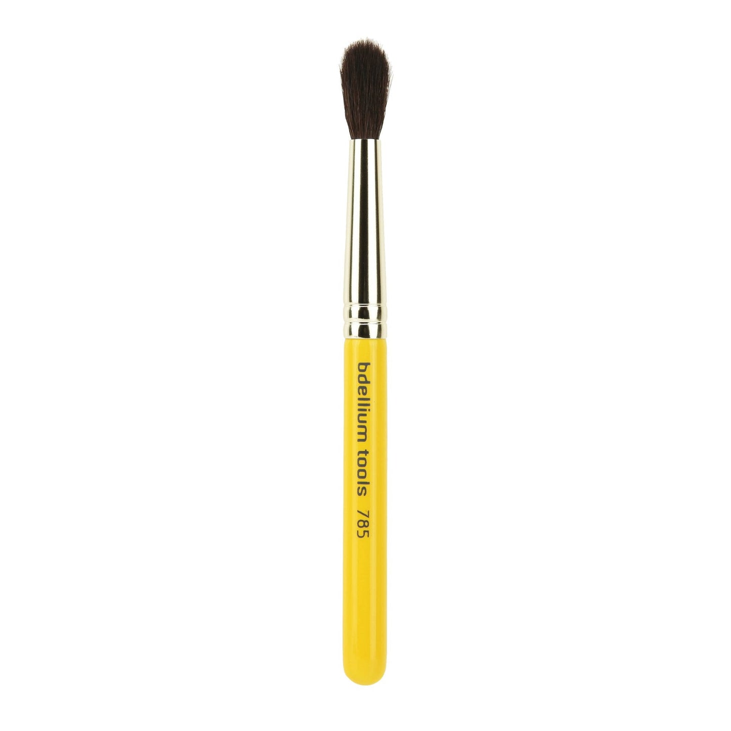 Bdellium Tools Professional Makeup Brush - Travel 785 Tapered Blending - Short Wooden Handle for Convenient Travel, For Applying Shadow (Yellow, 1pc) Beauty & Personal Care BDELLIUM TOOLS