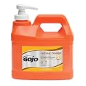 GOJO 1/2 Gallon Bottle White Natural* Orange Citrus Scented Heavy Duty Hand Cleaner Beauty & Personal Care GOJO