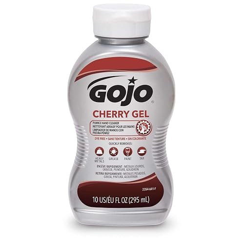 GOJO Cherry Gel Pumice Hand Cleaner, Cherry Scent, 10 Oz Bottle Beauty & Personal Care GOJO