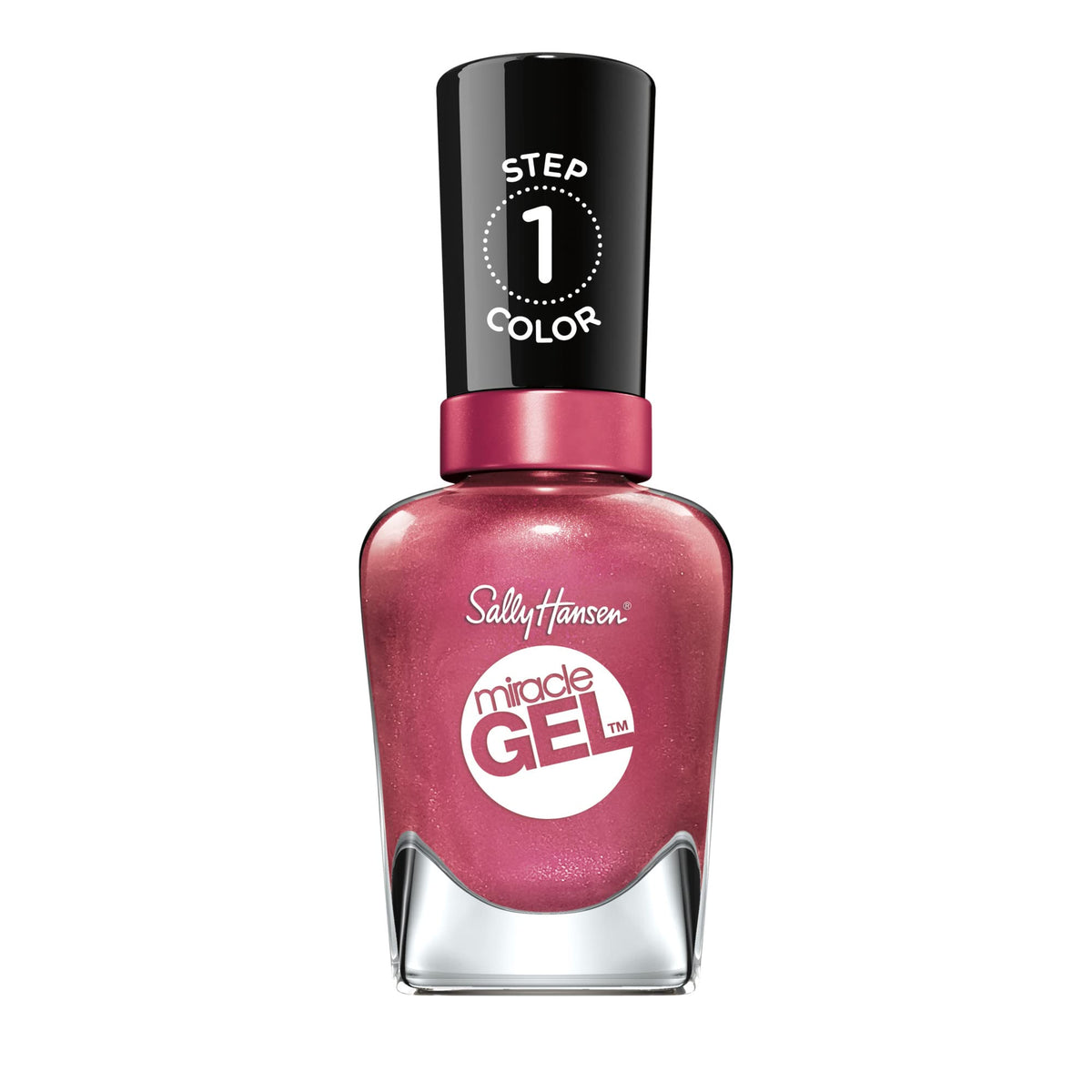 Sally Hansen Miracle Gel Salon Quality Nail Polish | Gel-Like Formula, Two-Step System, No UV Light Needed, Long Lasting | Opaque, Shimmer | 242