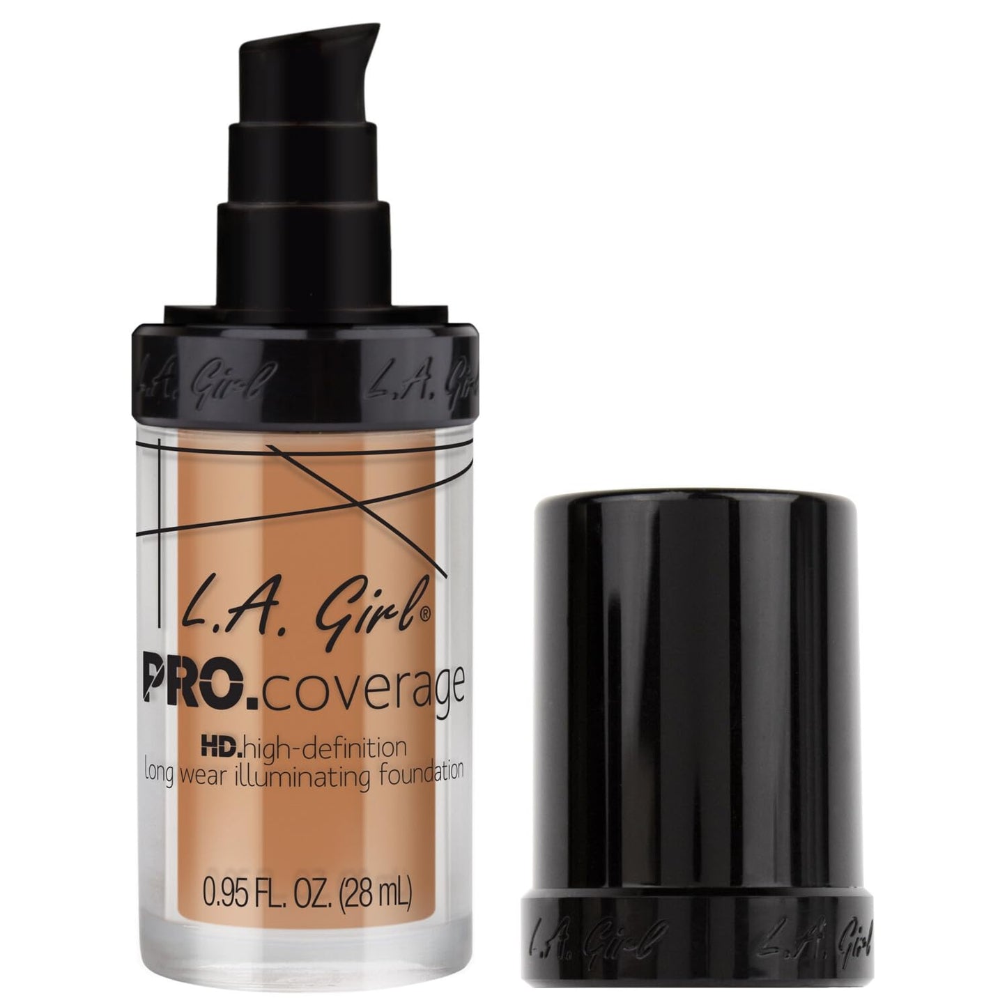 L.A. Girl Pro Coverage Liquid Foundation, Soft Honey, 0.95 Fl Oz Beauty and Personal Care L.A. Girl