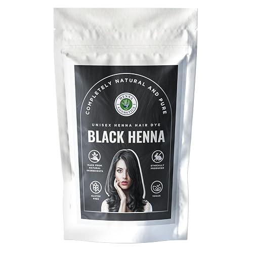 Henna Cosmetics Cypri Natural Henna Hair Color Dye, 100% Pure Henna Powder for Hair Growth Organic (Black, 100 Gr + Free 50 Gr.) Beauty & Personal Care HENNA COSMETICS CYPRI