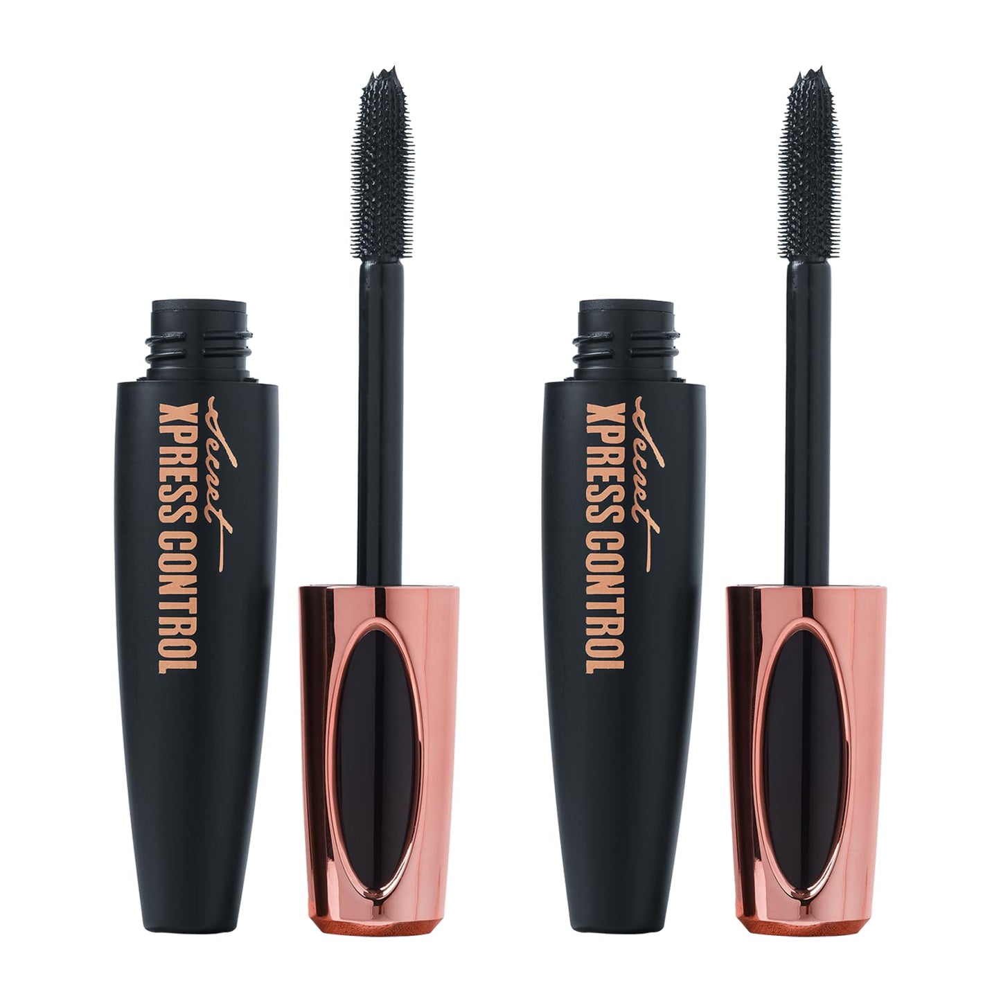 Two Pack: Silk Fiber Mascara 4D, Lengthening and Thickening, Secret Xpress Control - Long Lasting & Smudge-Proof, All Day Exquisitely Full, Long Beauty & Personal Care Secret Xpress Control