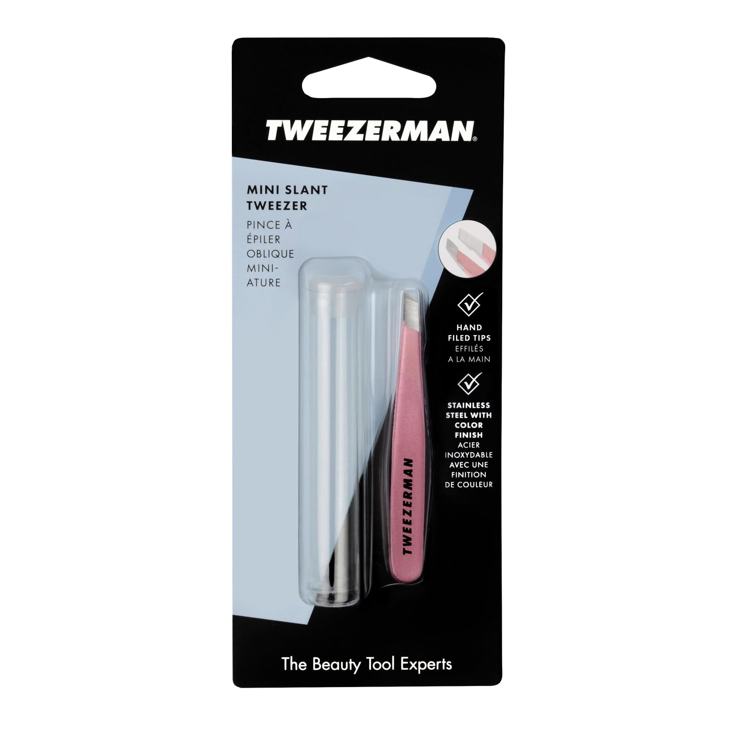Tweezerman Exclusive Tea Rose Mini Slant Tweezer Beauty & Personal Care Tweezerman