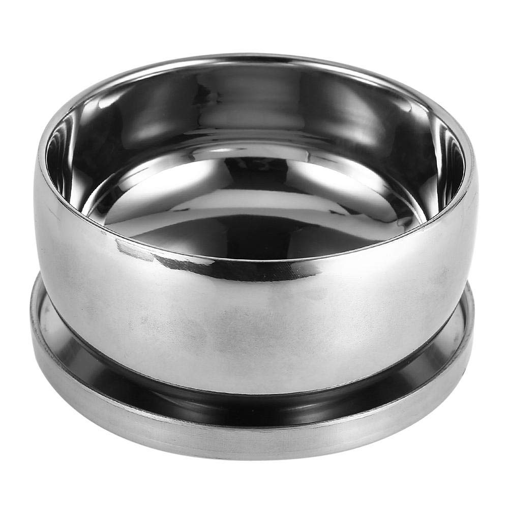 Shaving Soap Bowl with Lid for Men - Premium Stainless Steel Beard Shaving Cup, 4-Inch Deep Foam Bowl for Cream & Lather, Durable & Rust-Proof Beauty and Personal Care Sonew