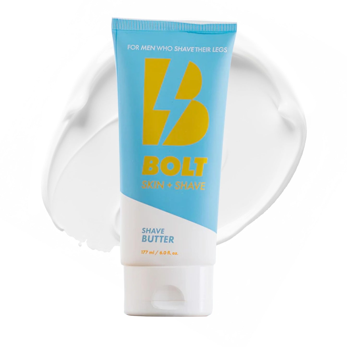 Bolt Skin + Shave - Shave Butter for Men - Ultimate Comfort for Smooth, Gliding Shaves - Reduces Nicks, Cuts and Irritation for a Luxurious Leg Shave Beauty and Personal Care BOLT SKIN + SHAVE