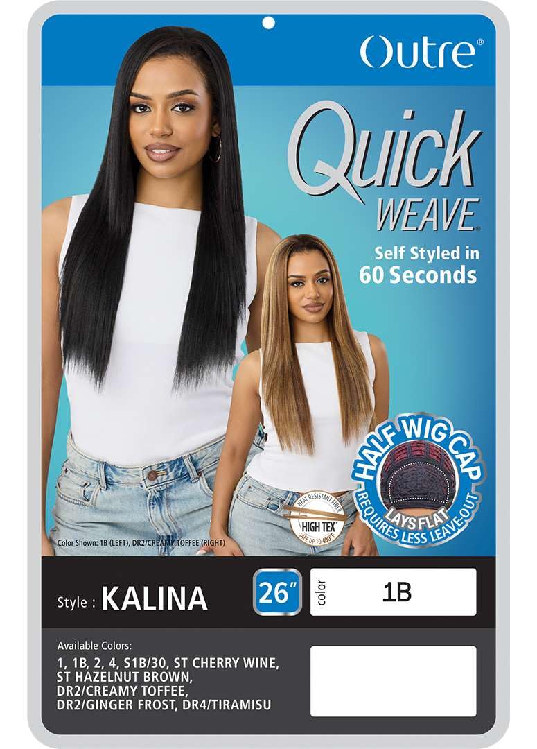 Outre Quick Weave Synthetic Half Wig - Kalina (S1B/30)