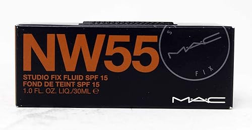 Mac Studio Fix Fluid Spf 15 Foundation Nw55 30ml/1 Oz Beauty & Personal Care MAC