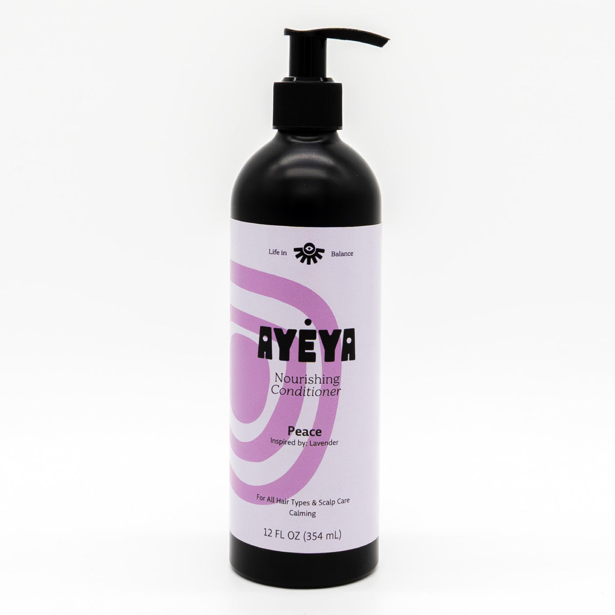 AYÉYA Peace Conditioner - Lightweight Vegan Conditioner with Shea Butter, Coconut Oil & Ginger Root | Hydrating, Scalp-Soothing, Clean Hair Care for