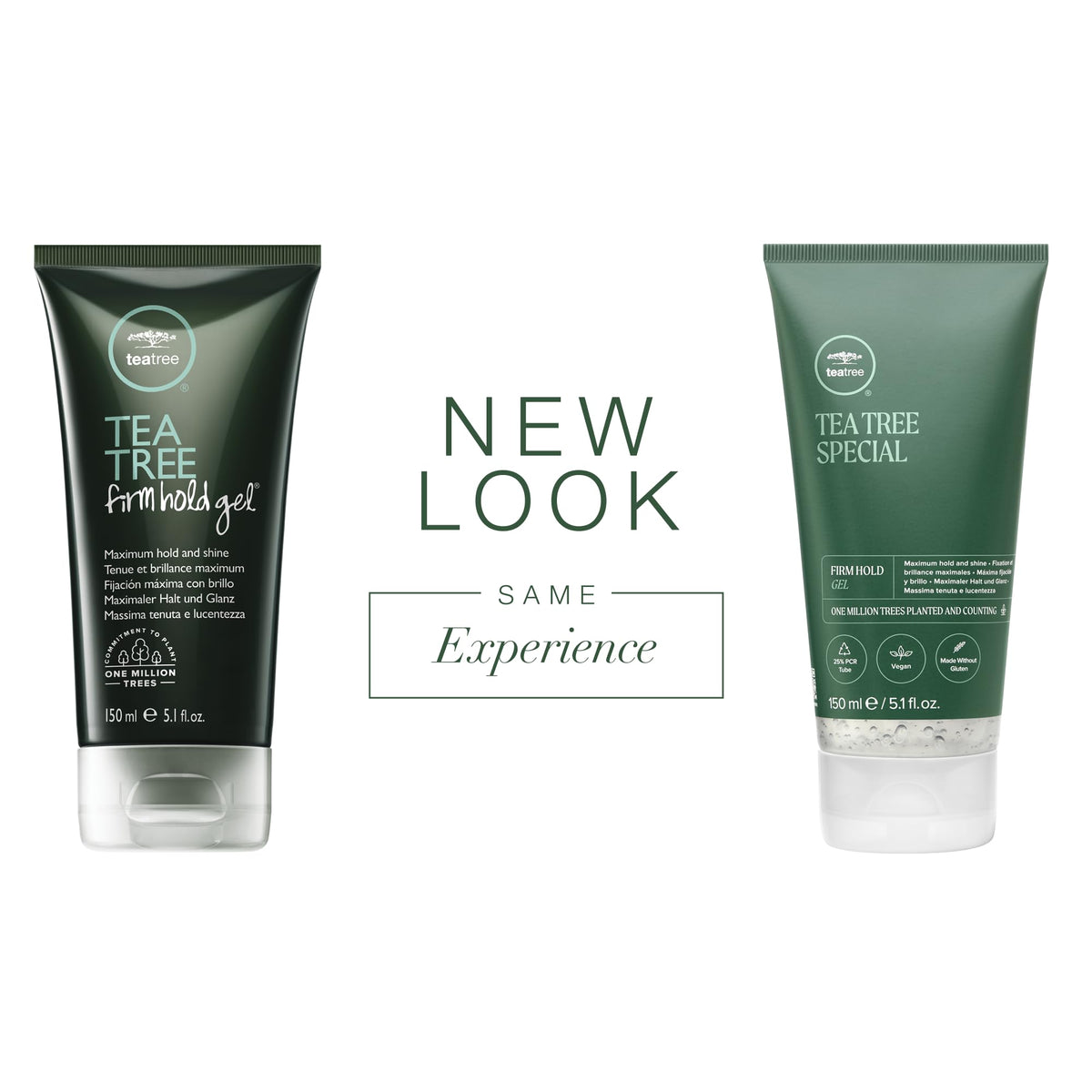 Tea Tree Firm Hold Gel, Hair Gel, Maximum Hold, High-Shine Finish, For All Hair Types, 5.1 fl. oz. Beauty & Personal Care Tea Tree