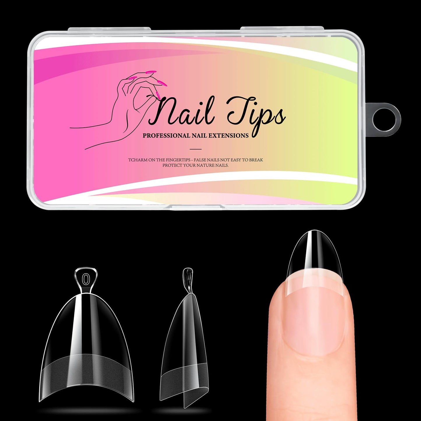 Ranrose Short Nail Tips Coffin 240PCS Beauty and Personal Care ranrose