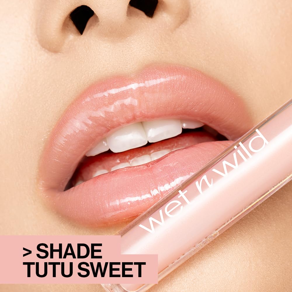 wet n wild MegaSlicks Lip Gloss, Ultra-Glossy, Vitamin-E Enriched, Ultra-Gloss High Shine Moisturizing, Cruelty-Free & Vegan - That's My Jam Beauty & Personal Care wet n wild