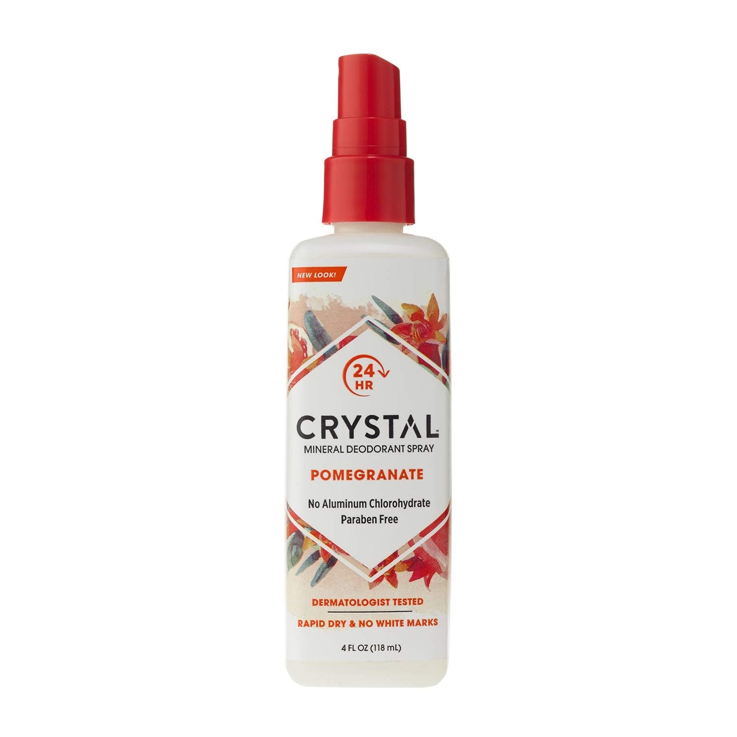 Crystal Mineral Deodorant Spray, Pomegranate, 4.0 oz (Pack of 12) Beauty and Personal Care Crystal Essence