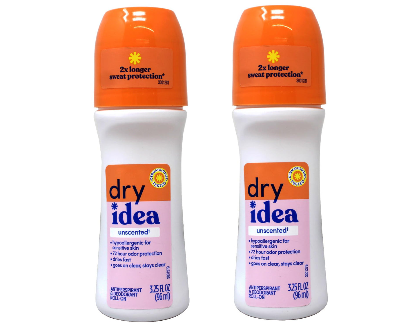 Dry Idea Antiperspirant & Deodorant Roll-On Unscented 3.25 fl oz (Pack of 2) Beauty and Personal Care Dry Idea