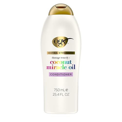OGX Extra Strength Damage Remedy + Coconut Miracle Oil Conditioner for Dry, Frizzy or Coarse Hair, Hydrating & Flyaway Taming Conditioner Beauty & Personal Care OGX