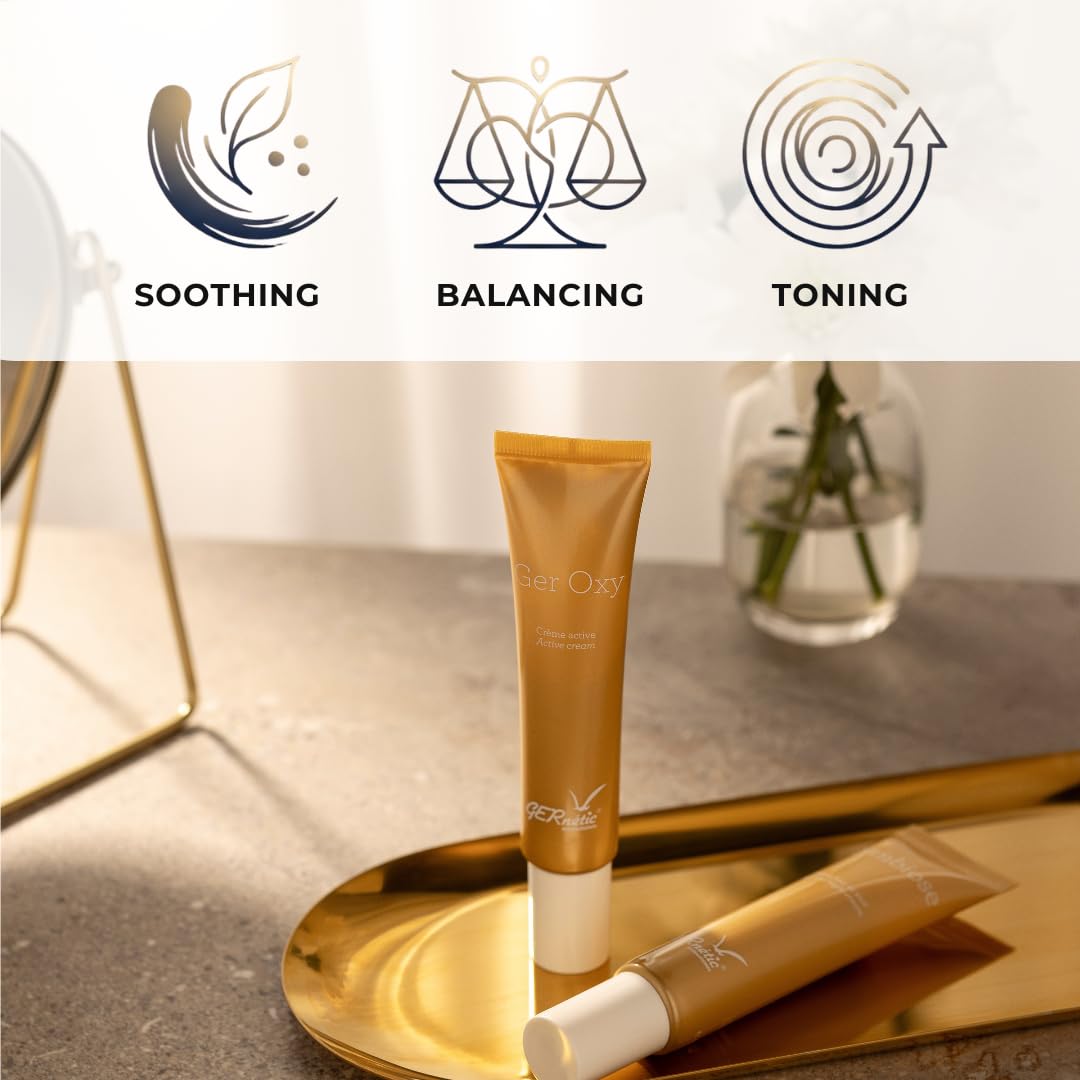 Gernetic Ger Oxy, Oxygenating Pollution Protection Face Cream, Revitalizing Daily Moisturizer for Dull Skin, 40ml Beauty & Personal Care Gernetic International