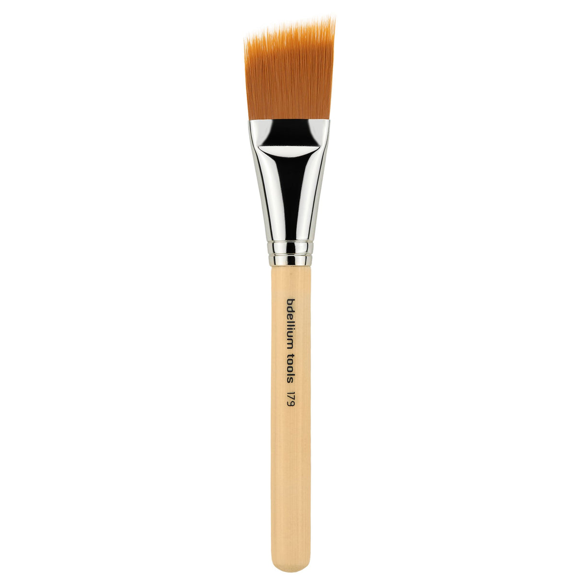 Bdellium Tools Professional Makeup Brush - Special FX Series 179 Muscle - With Soft Synthetic Fibers, For Painting Multiple Lines in Unison (Bamboo