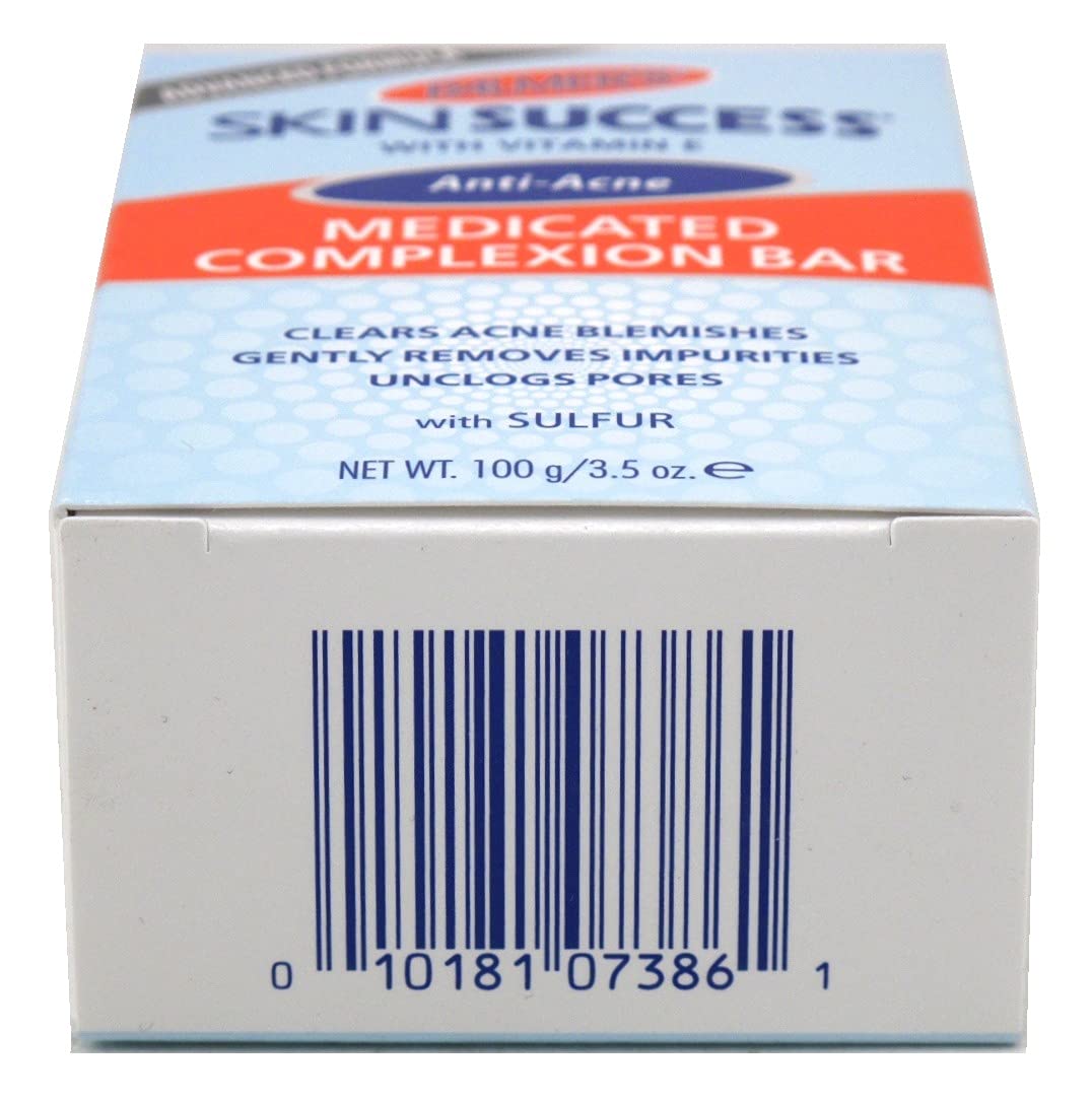 Palmers Advanced Formula Skin Success Anti-Acne Medicated Complexion Bar With Sulfur, 3.5 oz, 6-Pack Beauty & Personal Care Palmers