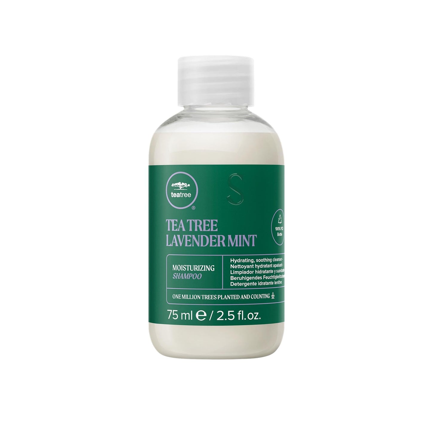 Tea Tree Lavender Mint Moisturizing Shampoo, Hydrates + Soothes, For Coarse + Dry Hair, 2.5 fl. oz. Beauty & Personal Care Tea Tree