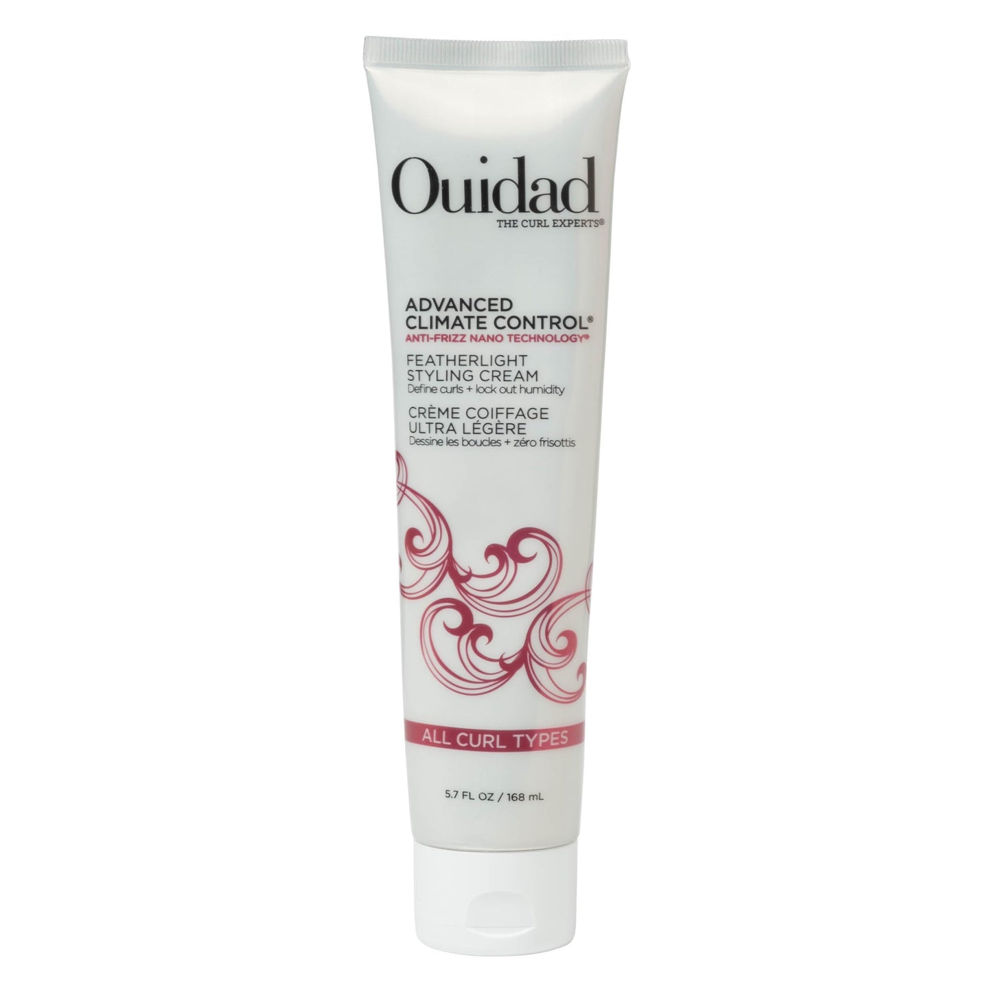 Ouidad Advanced Climate Control Styling Cream, 5.7 fl oz, Featherlight Curl Cream for Curly Hair, Shiny, Hydrated & Frizz-Free Curls, Sulfates Beauty & Personal Care Ouidad