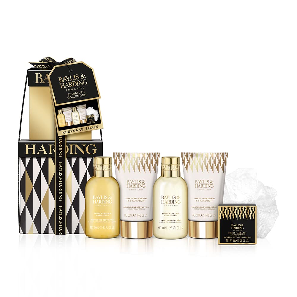 Baylis & Harding Gift Set for Women - Luxury Bath & Skincare Set - Sweet Mandarin & Grapefruit Luxury Beauty and Personal Care Baylis & Harding