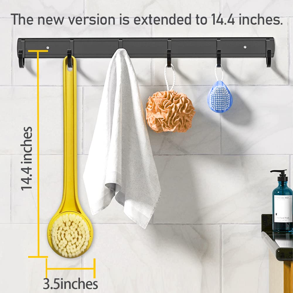 Tuklye Bath Brush, Softer bristles, Long Handle, Suitable for Children Aged 3-12, Cleaning Sweat Stains and Beauty Bath, Wet or Dry Brush, Bath Brush Beauty and Personal Care Tuklye