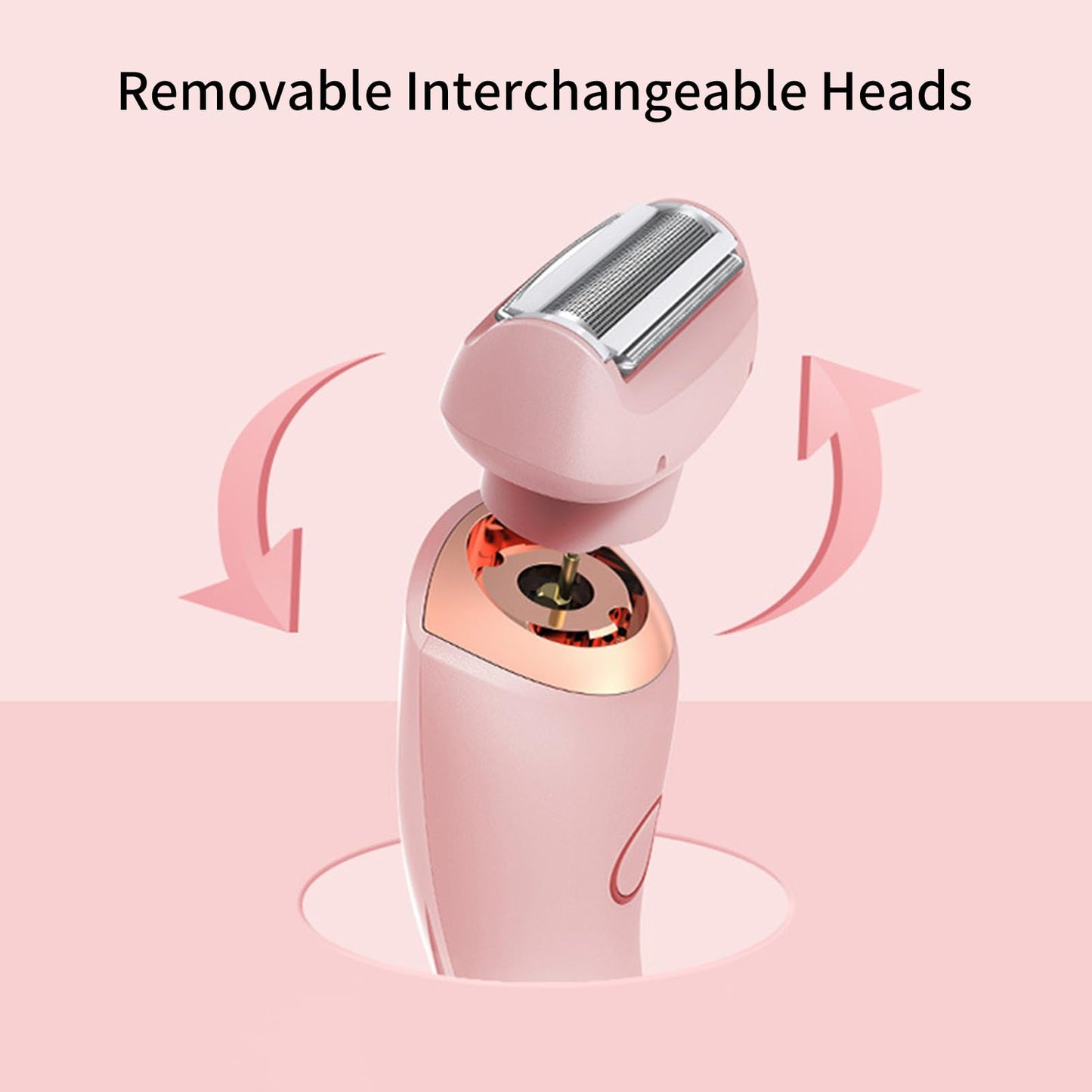 Bikini Trimmer for Women, 3 in 1 Electric Painless Hair Remover IPX7 Body Groomer for Face, Bikini Underarm, Cordless Portable for Travel Beauty and Personal Care Marhynchus
