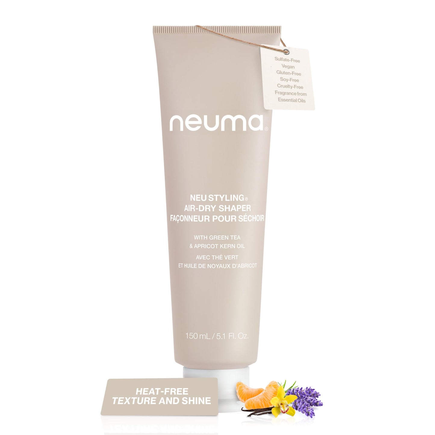 Neuma Neu Styling Air-Dry Shaper Creme 5.1 Fl. Oz. Lavender, Mandarin & Vanilla Scent, Air Dry Cream Beauty & Personal Care NEUMA