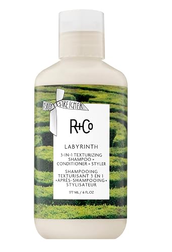 R+Co Labyrinth 3-in-1 Texturizing Shampoo, Conditioner & Styler - Cleanses, Adds Texture, Volume & Hydration - Builds Touchable, Piecey Volume for All Beauty & Personal Care R+Co