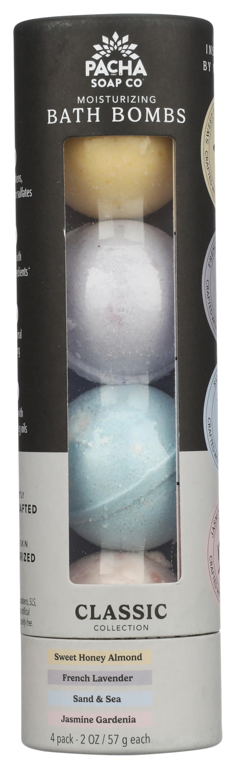 PACHA SOAP Pacha Peaces Froth Bomb Variety Pack, 8 OZ Beauty & Personal Care Pacha Soap Co