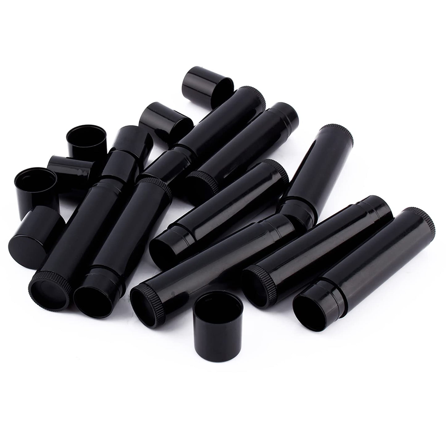 Lipstick Containers Empty, 100PCS 5ml Black White Empty lipstick Lip Balm Container Tube Beauty & Personal Care Acogedor
