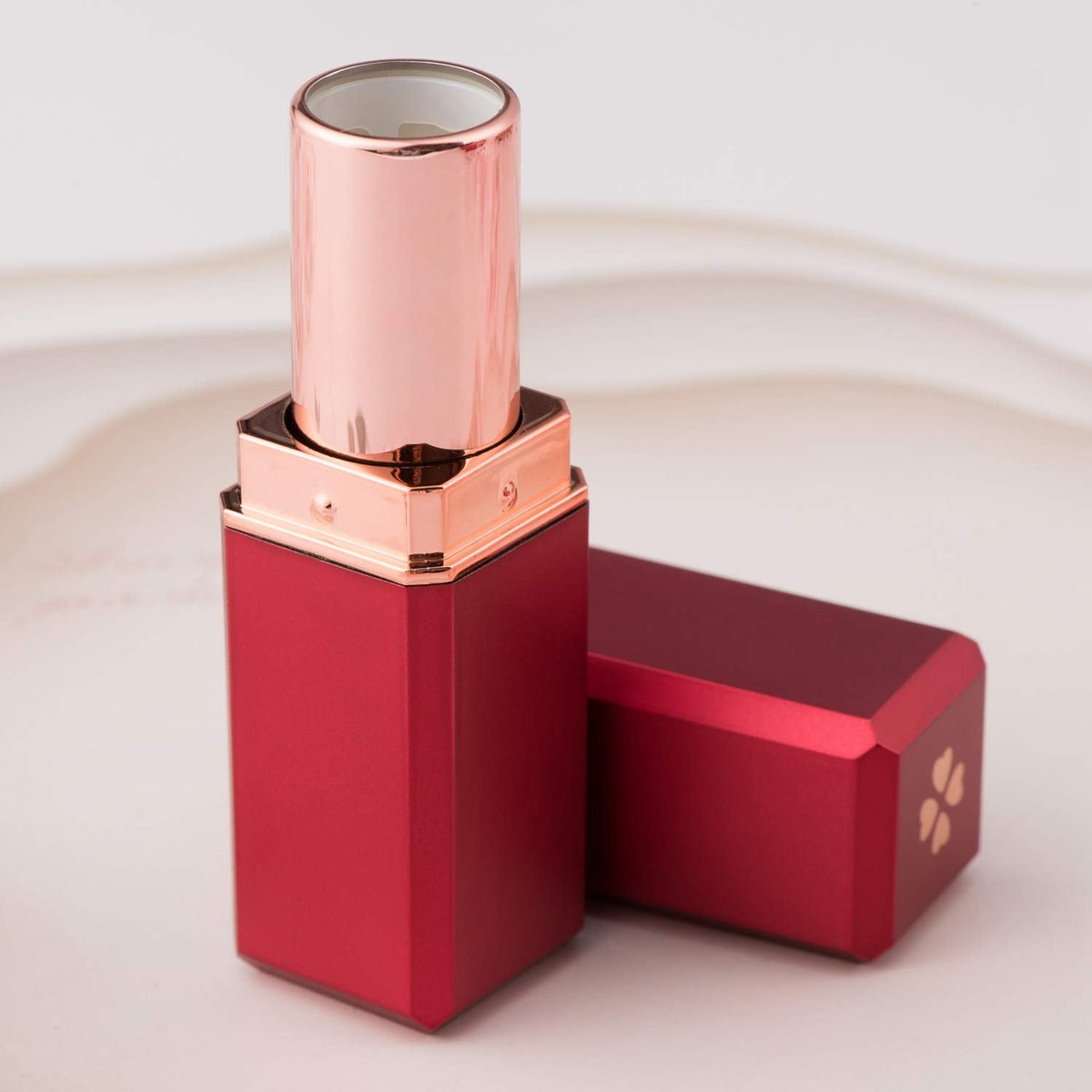 Allwon 10Pcs Red Empty Lipstick Tubes DIY Lip Balm Container (Square Tube) Beauty & Personal Care Allwon