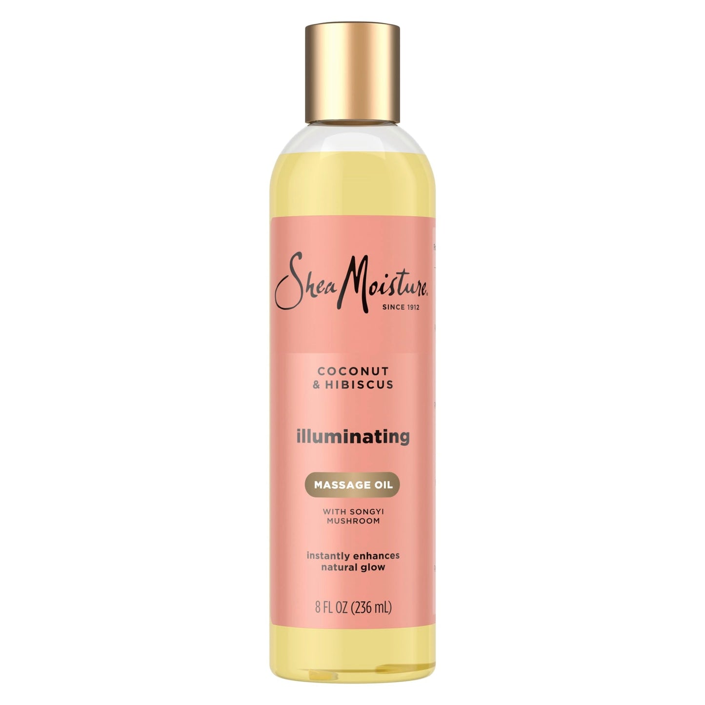 Shea Moisture Coconut & Hibiscus Massage Oil and Body Oil for Dry Skin, Bath Oil with Coconut Oil and Vitamin E Oil for Skin, 8 oz Beauty & Personal Care Shea Moisture