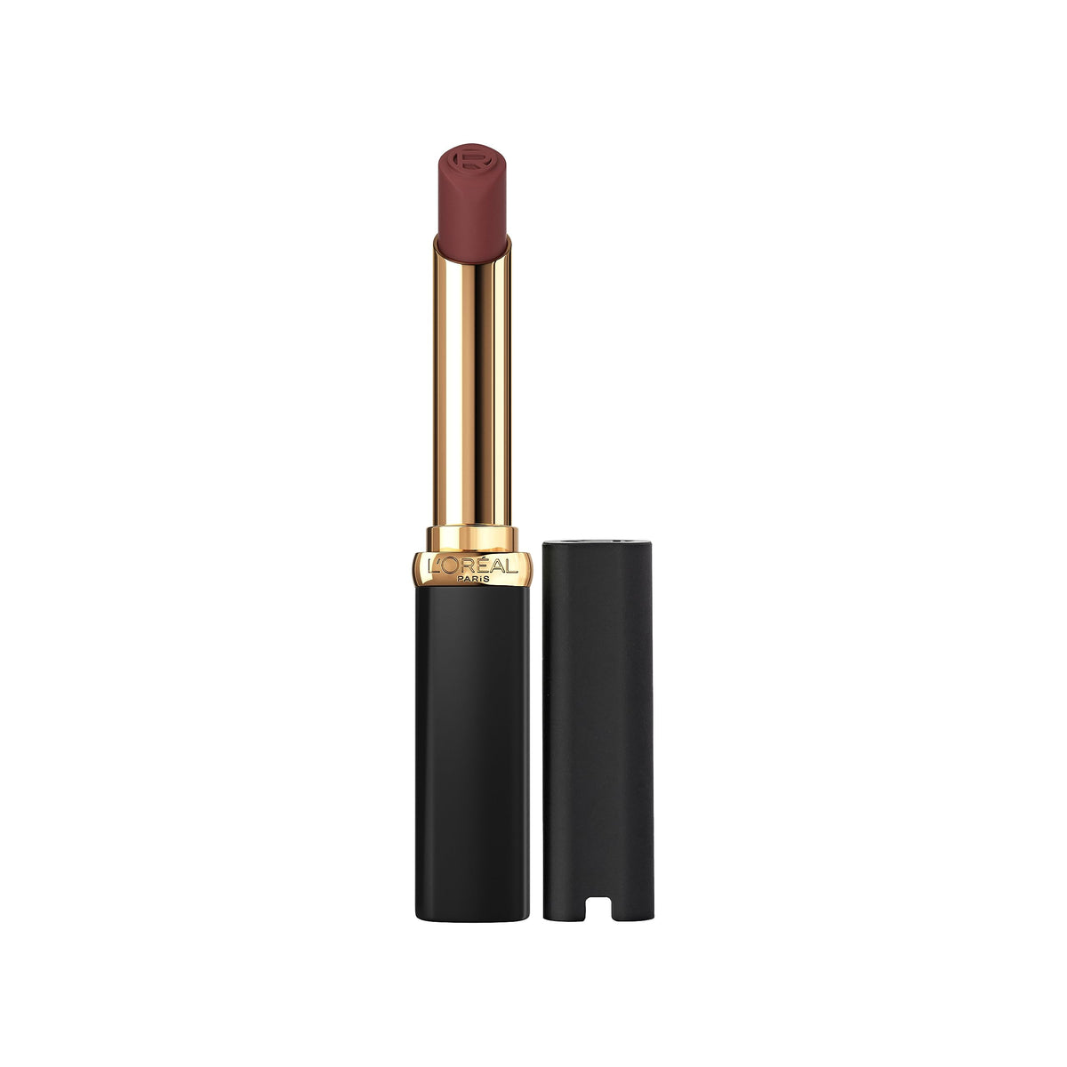 L'Oreal Paris Colour Riche Intense Volume Matte Lipstick, Lip Makeup Infused with Hyaluronic Acid for up to 16HR Wear, Le Nude Assertive, 0.06 Oz Beauty & Personal Care L'Oreal Paris