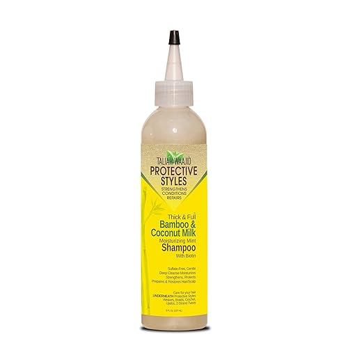 Taliah Waajid Protective Styles Thick and Full Shampoo (8oz) - Bamboo, Coconut Milk, Moisturizing Mint Beauty & Personal Care Taliah Waajid black earth products