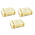 Grecian Goats Milk & Olive Oil Soap Bar 3-pack Plumeria Scent: Handmade, All-Natural, Soap for Dry & Sensitive Skin, Anti-Aging, pH-Balanced, RSPO Beauty & Personal Care The Grecian Soap Company