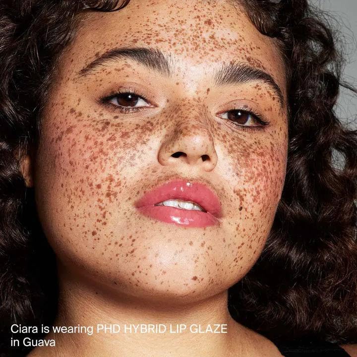 HAUS LABS BY LADY GAGA PHD HYBRID LIP GLAZE - Guava (Soft Warm Pink) & ENTEL Aloe vera Sheet Masque (BONUS) Beauty & Personal Care HAUS LABS BY LADY GAGA