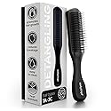 Aséptiqo Brush - Premium Detangling Hair Brush, Compact & Easy to Clean Multi Purpose HairBrush for Men, Women, Kids - Ideal for Straight to Wavy Beauty & Personal Care Aséptiqo