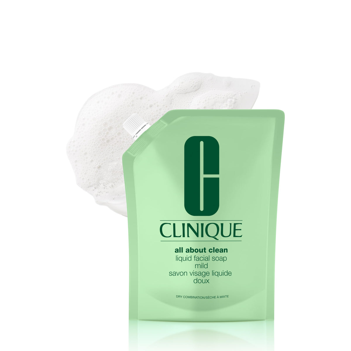 Clinique All About Clean Liquid Facial Soap Mild | Gentle Face Cleanser For Dry Combination Skin | Type 2 Face Wash | Step 1 in 3-Step Skin Care