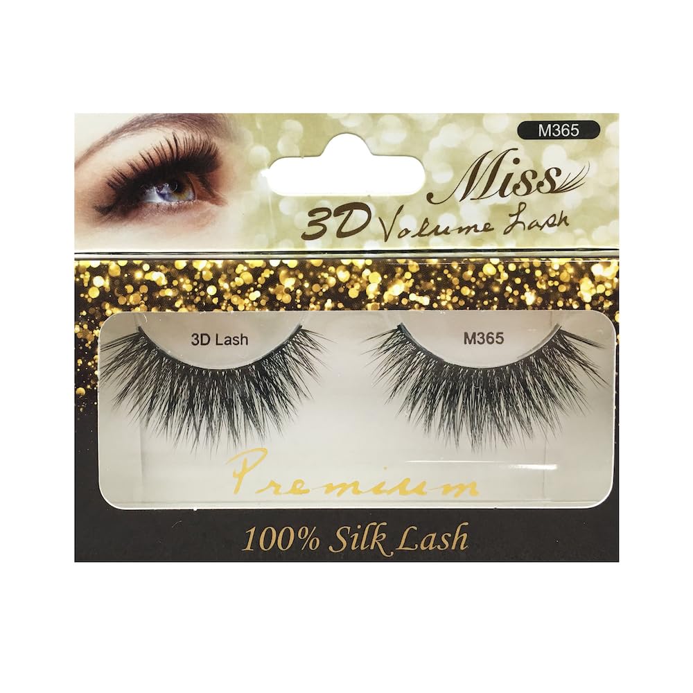 "4 Pairs" Miss Lash 100% Handmade Tapered 3D Volume lash M365 Beauty & Personal Care Miss Lashes