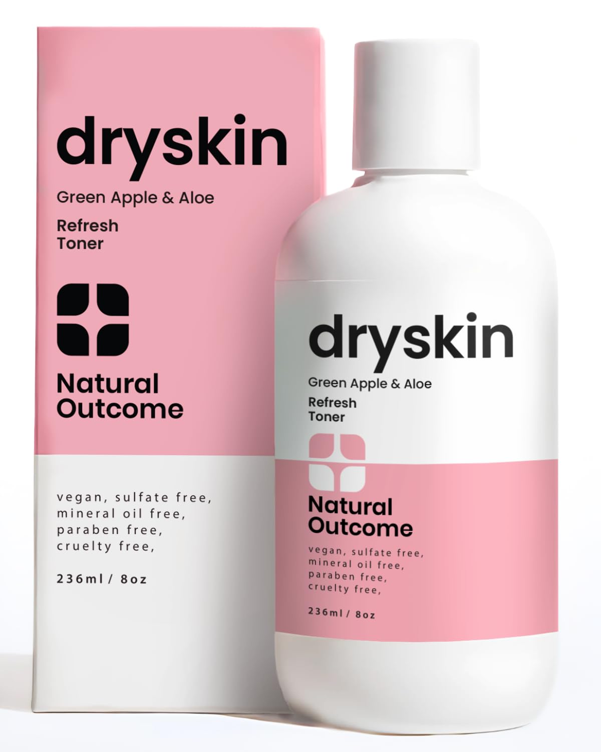 Hydrating Face Toner for Dry Skin Witch Hazel, Green Apple & Aloe Vera Facial Astringent by Natural Outcome Skincare, Gentle Soothing Cleansing Water Beauty & Personal Care natural outcome