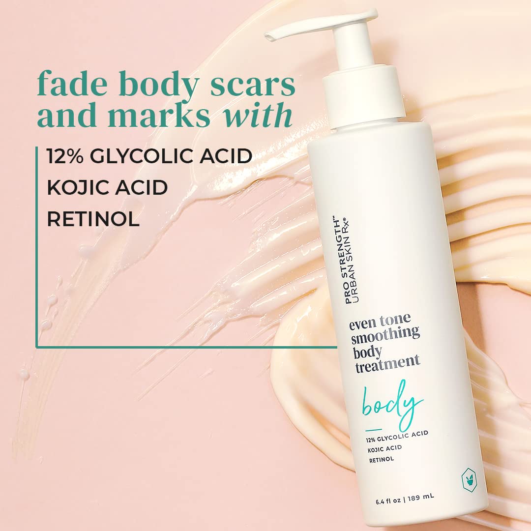 Urban Skin Rx Even Tone Smoothing Body Treatment | Exfoliates & Improves Uneven Skin & Hyperpigmentation, Formulated with Glycolic Acid | 6.7 Fl Oz Beauty & Personal Care Urban Skin Rx