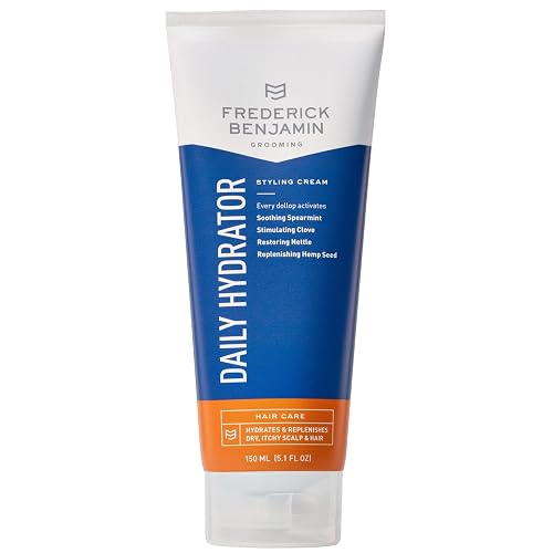 Frederick Benjamin Daily Hydrator, Hydrating Hair Cream with Light Hold, Natural Hair Moisturizer for Men, Hydrates & Replenishes Dry, Itchy Scalp Beauty & Personal Care Frederick Benjamin