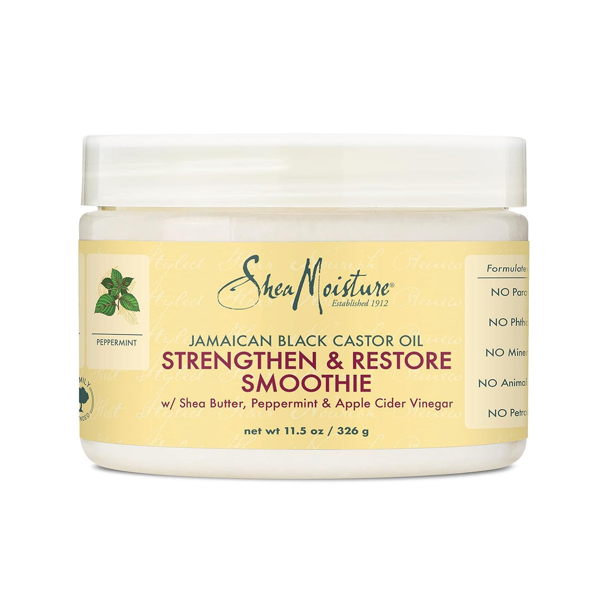 SheaMoisture Jamaican Black Castor Oil Strengthen & Restore Smoothie Cream for Unisex, 11.5 Ounce (Pack of 1) Beauty & Personal Care SheaMoisture