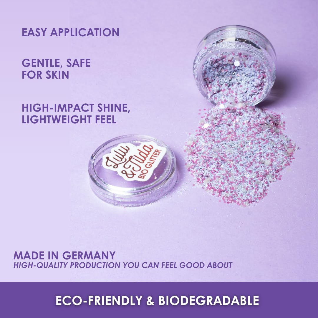 Biodegradable Glitter, 8 Colors, Vegan, for Hair and Body, Safe for Children (Just Dance) Beauty & Personal Care Great Pretenders