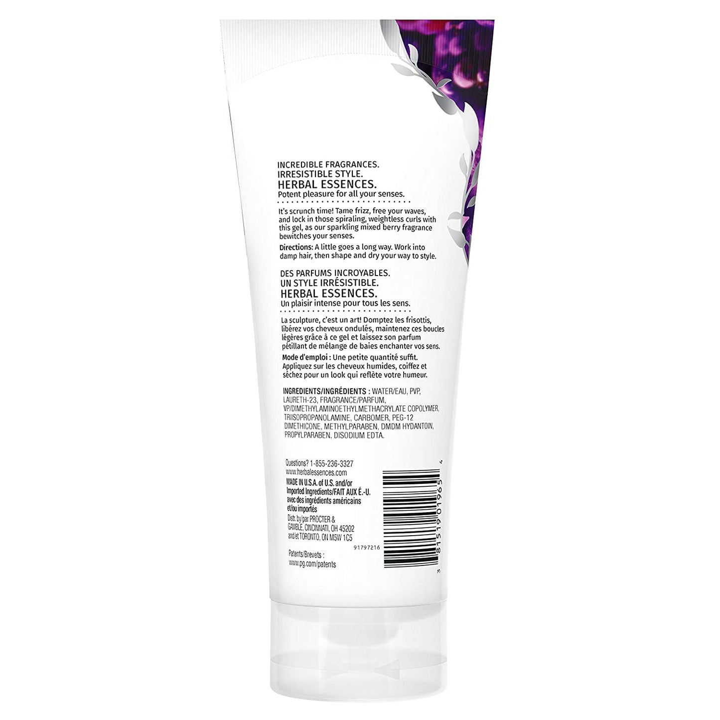 Herb Ess Gel Twist Size 6z Herbal Essences Totally Twisted Curl Scrunching Gel Beauty & Personal Care Herbal Essences