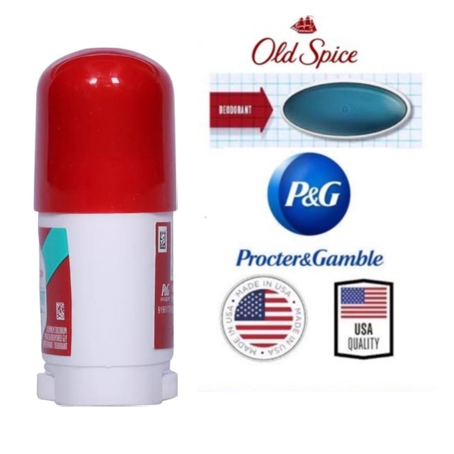 Old Spice High Endurance Antiperspirant Deodorant, Pure Sport, Travel Size 0.5 Ounce (Pack of 6) Beauty & Personal Care Old Spice