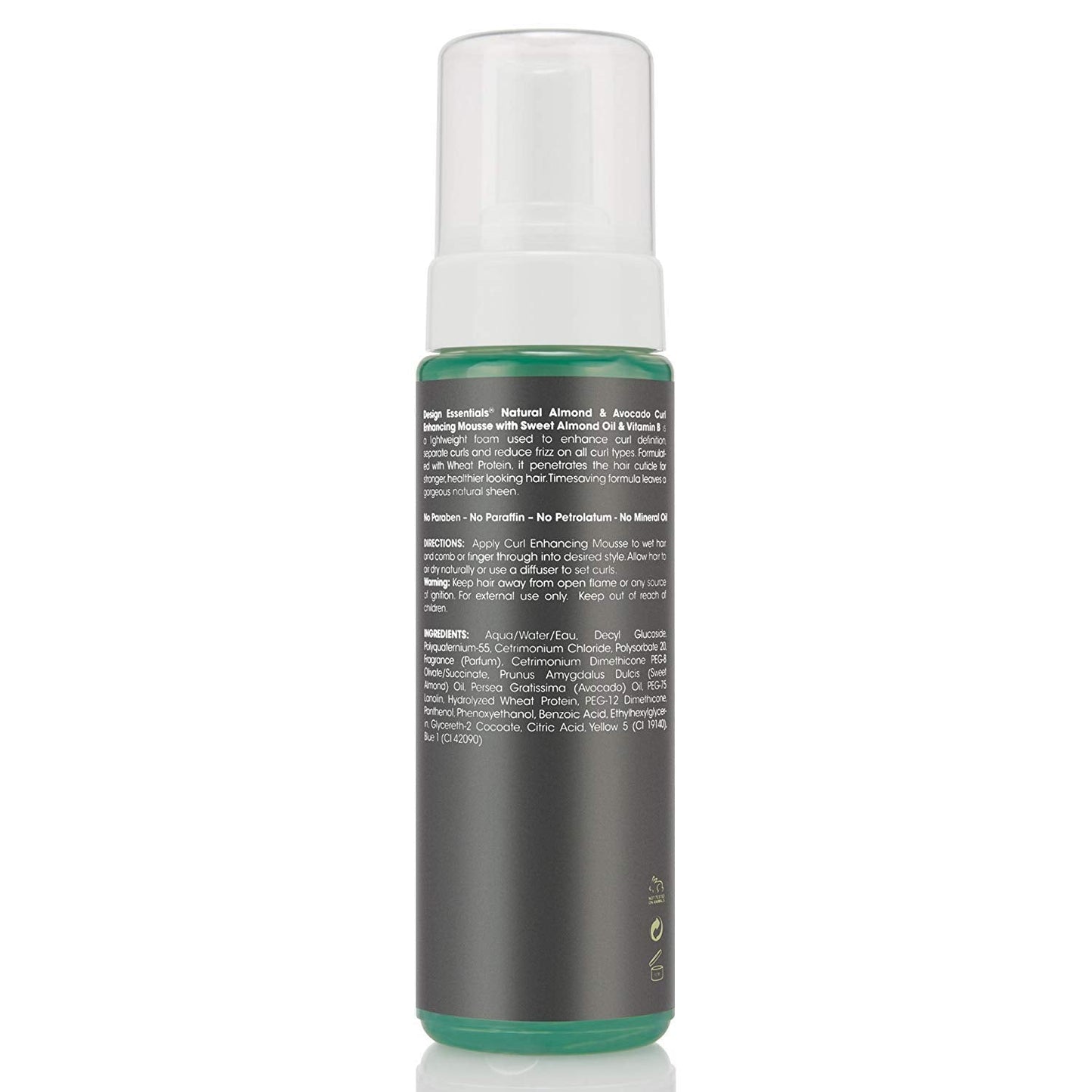Design Essentials Almond and Avocado Curl Enhancing Hair Mousse for Curly Hair; 7.5 Oz (Pack of 1) Beauty & Personal Care Design Essentials